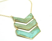 Triple Chevron Necklace