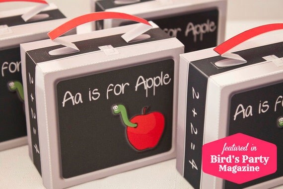 Lunch Box Favor Box - DIY Printable PDF Il_570xn