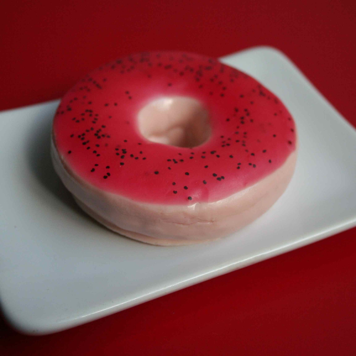 Raspberry Iced Donut Soap Vegan Cruelty Free