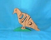 Dove Scroll Saw Wooden Puzzle