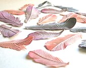 Edible Feathers -Special Price on 5 dozen, Custom Colors - Featured in Brides Magazine Winter 2013 - andiespecialtysweets