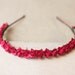 little rosie headband - red // woodland collection