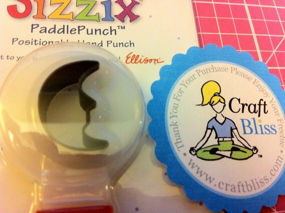 Sizzix Paddle Punch Moon 38-0843 Brand New In Package Il_570xn