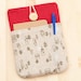 ipad mini cover / ipad mini case / ipad mini sleeve - houses in red -