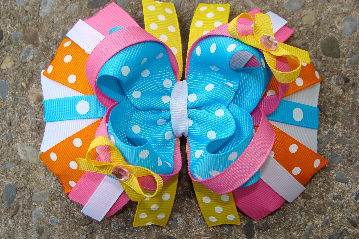 Large Lalaloopsy Boutique Hair Bow Hair Clip to match a dress