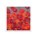 RED POPPY print - Fine art print- red orange Spring FLOWERS 8"x8" by devikasart on Etsy