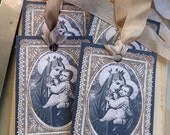 French Virgin Mary Gift Tags, by RusticGypsyCreations