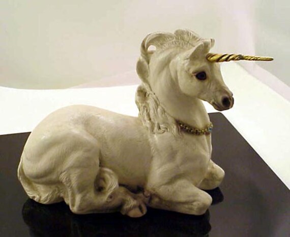 Windstone Editions Female Unicorn Figurine 1990 Pena Retired Fantasy Figurine Horse Figurine Fantasy Creatures