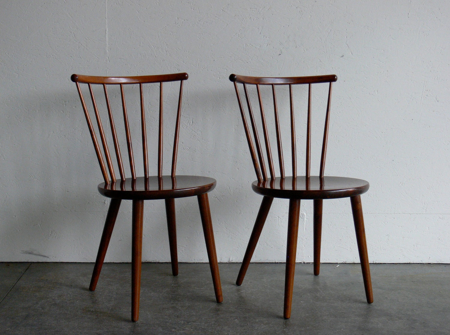 Mid Century Modern Swedish Side Chairs (Set of 2)