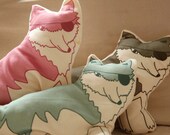 Vinnie the Pirate Wolf Organic Cotton Stuffed Toy large
