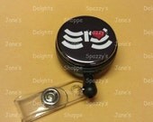 Rib Cage, Chest Cavity and Heart ID Badge Button Reel.