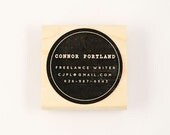 custom spot business card stamp