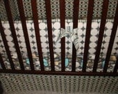 Custom Crib Bedding You Design-Bumper and Bedskirt- Its a boy thing
