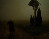 The chosen path 8x8 gothic, creepy, spooky, halloween fine art photo