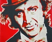 Stenciled Willy Wonka  Print