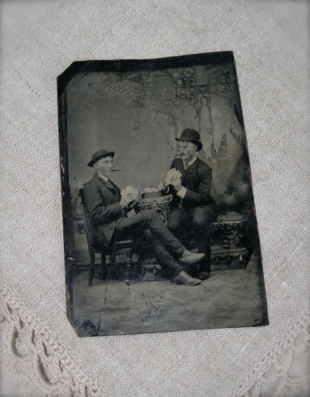 On Sale...Unique Tin Type From the mid 1800's