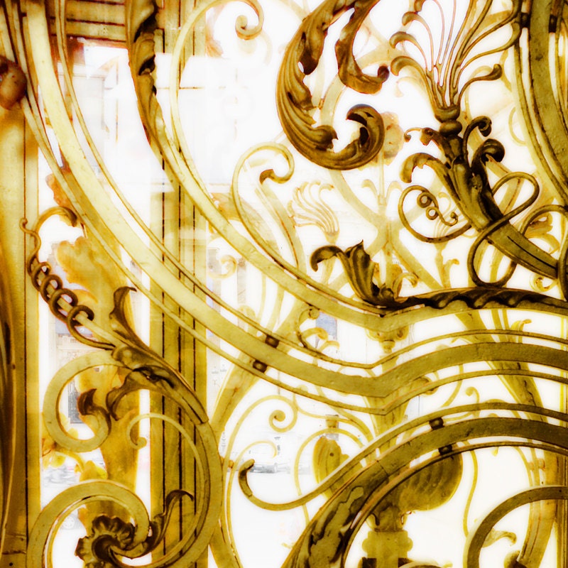 Gold Light - Paris Photography - Petit Palais Museum, Art Nouveau picture, photo print, travel image, wall art, French Photograph