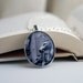 Horses Heads Photo Jewelry Necklace Pendant, NYC Wearable Art, New York City,
