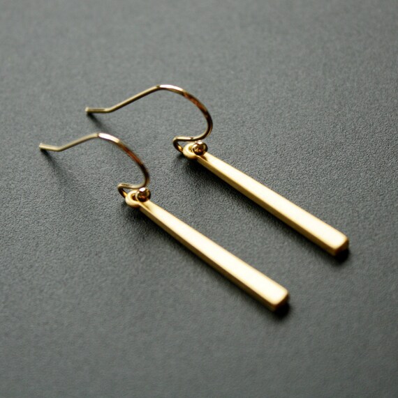 little bar earrings