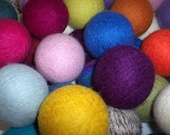 Wool Dryer Balls, Set of 8, Choose Your Colors