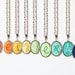 Bridesmaid Necklace. Colorful, Modern Initial Necklace. Personalized Bridesmaids Gifts. by Merriweather Council