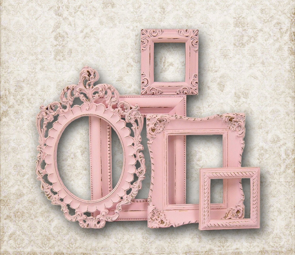 RESERVED FOR M Shabby Chic Picture Frame by MountainCoveAntiques