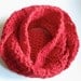 Organic Cotton Scarf in Red