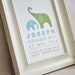 Modern Birth Announcement Print - Custom Wall Art