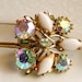 Bridal hair pin, bride bridal, winter wedding, handmade upcycled, vintage
