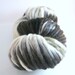 Thick and Thin Yarn, soft, Slub, Hand dyed Merino Seasalt