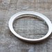 vintage white oval wooden frame : cottage chic holds 8"x10" by 24pont