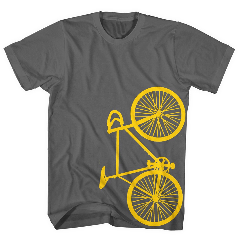 Fixie Bike T-Shirt Fixed Gear Bicycle Free Shipping