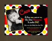 Printable Mickey Mouse Birthday Party Invitations