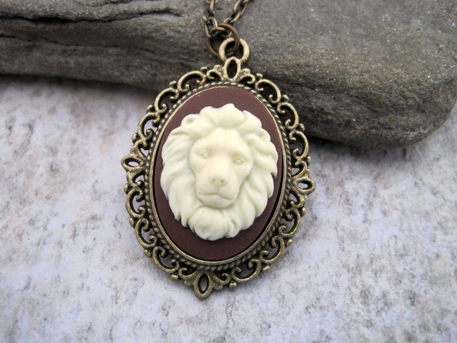 Victorian Lion Necklace