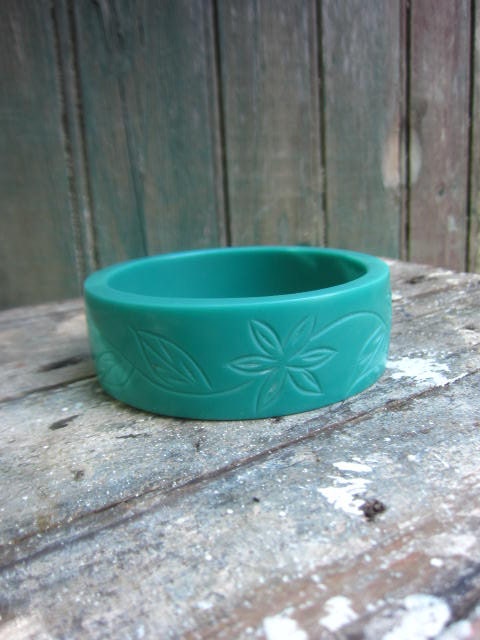 Vintage Bangle - Etched