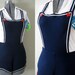 Vintage 60s Independence Day Burlesque Hot Pants Romper DEADSTOCK NWT Halloween Costume Unworn Pinup Bombshell NOS Sexy Daisy Duke S