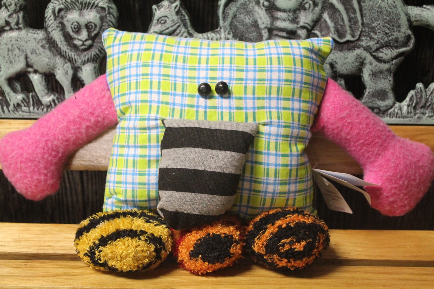 Upcycled Plush Monster