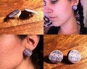 Deer Antler Earrings -  Studs and Designs - Collection 2012