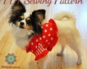 Dog Clothes Sewing Pattern - Small Dog T Shirt S204 - PDF Pattern, 5 Sizes Included, Pullover Style With or Without Hoodie Options