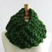 Kelly Green Extra Long Chunky Knit Infinity Cowl Scarf