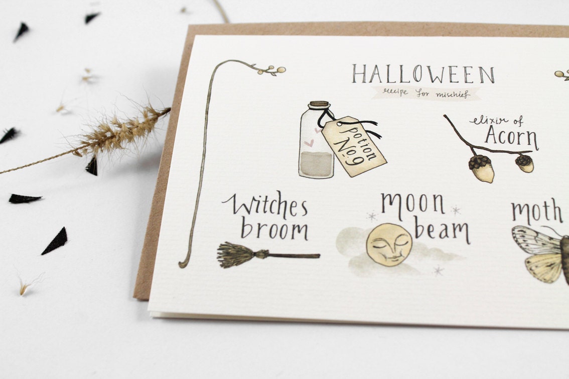 Halloween Secret Recipe - Greeting Card
