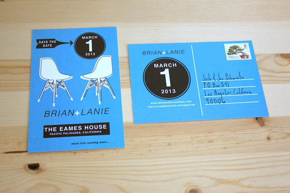 Eames collection save the date