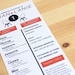 DIY printable- Eames wedding program