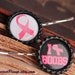 Breast Cancer Awareness Bottle Cap Bobby Pin Set