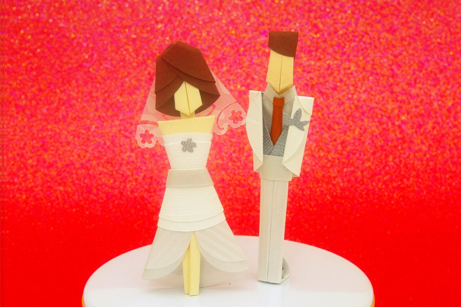 Origami Cake Toppers