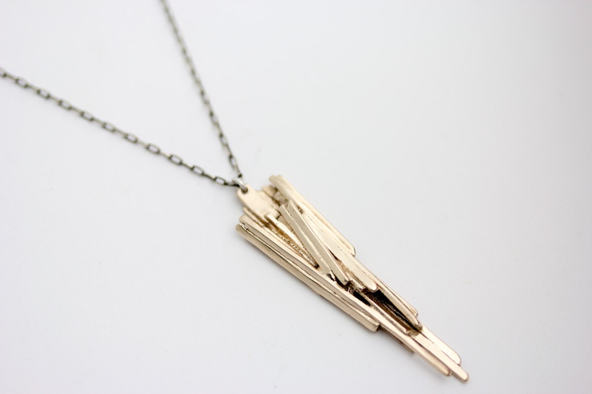 Sticks and/No Stones Necklace Series No. 1