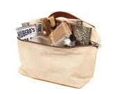 Dopp Kit - Vintage Natural and Brown