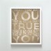 8x10 Youer Than You print