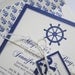 Anchor Invitations for Nautical Baby Shower or Birthday - Made to Order