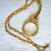 Florenza Necklace, Magnifying Glass Victorian Revival Pendant, Designer, 50's-60's, Collectable